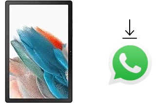 How to install WhatsApp in a Samsung Galaxy Tab A8 10.5 (2021)