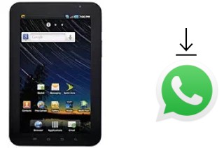 How to install WhatsApp in a Samsung Galaxy Tab CDMA P100