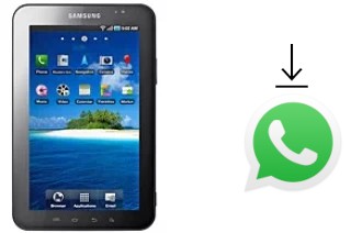 How to install WhatsApp in a Samsung P1000 Galaxy Tab