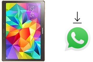 How to install WhatsApp in a Samsung Galaxy Tab S 10.5 LTE