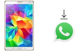 How to install WhatsApp in a Samsung Galaxy Tab S 8.4 LTE