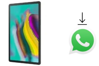 How to install WhatsApp in a Samsung Galaxy Tab S5e LTE