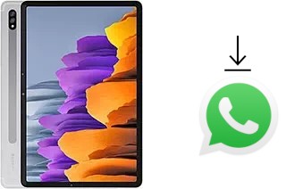 How to install WhatsApp in a Samsung Galaxy Tab S7