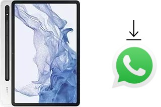 How to install WhatsApp in a Samsung Galaxy Tab S8