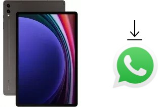 How to install WhatsApp in a Samsung Galaxy Tab S9+