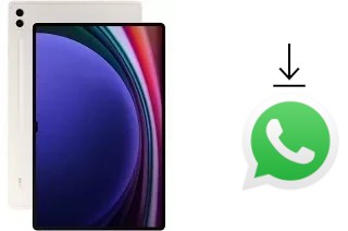 How to install WhatsApp in a Samsung Galaxy Tab S9 Ultra