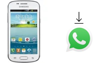 How to install WhatsApp in a Samsung Galaxy Trend II Duos S7572