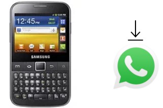 How to install WhatsApp in a Samsung Galaxy Y Pro B5510