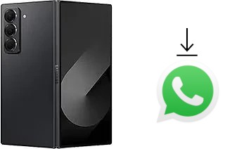 How to install WhatsApp in a Samsung Galaxy Z Fold Special