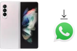 How to install WhatsApp in a Samsung Galaxy Z Fold3 5G