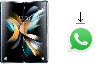 How to install WhatsApp in a Samsung Galaxy Z Fold4