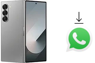 How to install WhatsApp in a Samsung Galaxy Z Fold6