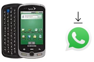 How to install WhatsApp in a Samsung M900 Moment