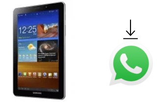 How to install WhatsApp in a Samsung P6800 Galaxy Tab 7.7