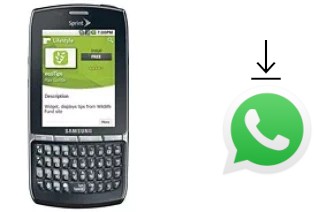 How to install WhatsApp in a Samsung M580 Replenish