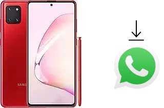 How to install WhatsApp in a Samsung Galaxy Note10 Lite