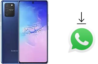 How to install WhatsApp in a Samsung Galaxy S10 Lite