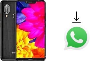 How to install WhatsApp in a Sharp Aquos D10