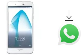 How to install WhatsApp in a Sharp Aquos L