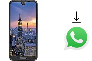 How to install WhatsApp in a Sharp Aquos R2