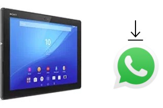 How to install WhatsApp in a Sony Xperia Z4 Tablet WiFi