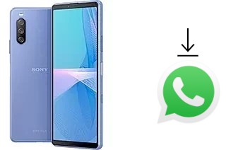 How to install WhatsApp in a Sony Xperia 10 III