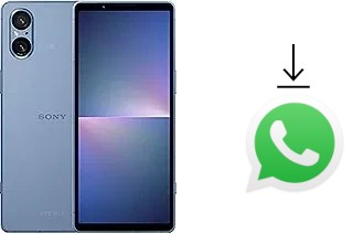 How to install WhatsApp in a Sony Xperia 5 V