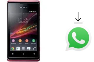 How to install WhatsApp in a Sony Xperia E