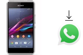 How to install WhatsApp in a Sony Xperia E1 dual