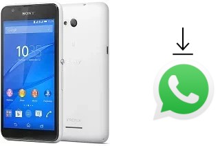 How to install WhatsApp in a Sony Xperia E4g