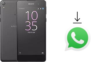 How to install WhatsApp in a Sony Xperia E5