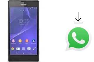 How to install WhatsApp in a Sony Xperia T3