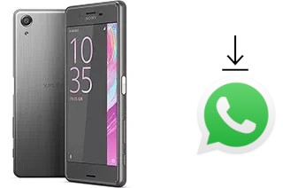 How to install WhatsApp in a Sony Xperia X Performance