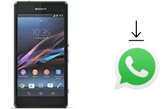 How to install WhatsApp in a Sony Xperia Z1 Compact