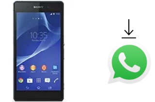 How to install WhatsApp in a Sony Xperia Z2a