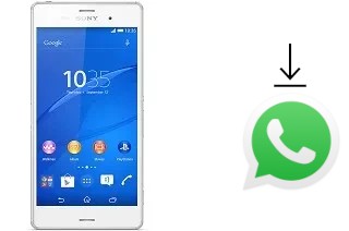 How to install WhatsApp in a Sony Xperia Z3 Dual