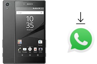 How to install WhatsApp in a Sony Xperia Z5