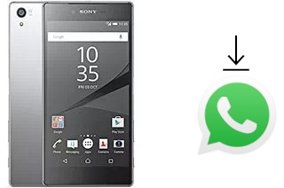 How to install WhatsApp in a Sony Xperia Z5 Premium Dual