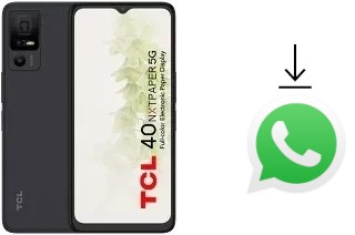 How to install WhatsApp in a TCL 40 NxtPaper 5G