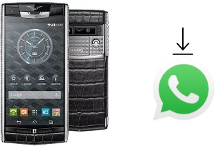 How to install WhatsApp in a Vertu Signature Touch