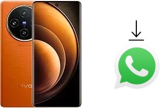 How to install WhatsApp in a vivo X100