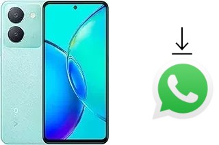 How to install WhatsApp in a vivo Y36