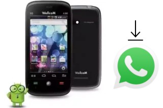 How to install WhatsApp in a WellcoM A86