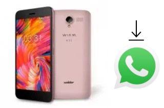 How to install WhatsApp in a Wolder Wiam 33