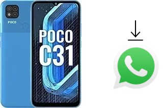 How to install WhatsApp in a Xiaomi Poco C31