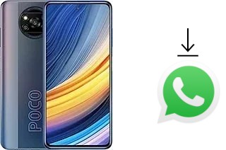 How to install WhatsApp in a Xiaomi Poco X3 Pro