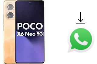 How to install WhatsApp in a Xiaomi Poco X6 Neo