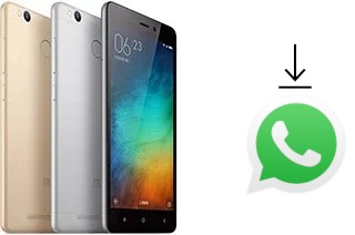 How to install WhatsApp in a Xiaomi Redmi 3 Pro