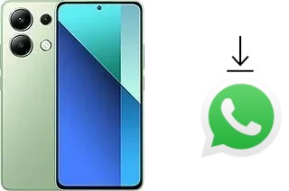 How to install WhatsApp in a Xiaomi Redmi Note 13 4G