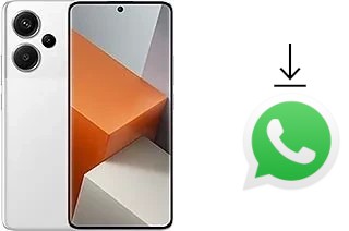 How to install WhatsApp in a Xiaomi Redmi Note 13 Pro+